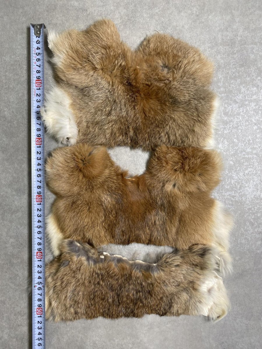 画像4: ラビットファー　ハギレセット　うさぎ毛皮 (4)