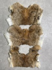 画像1: ラビットファー　ハギレセット　うさぎ毛皮 (1)