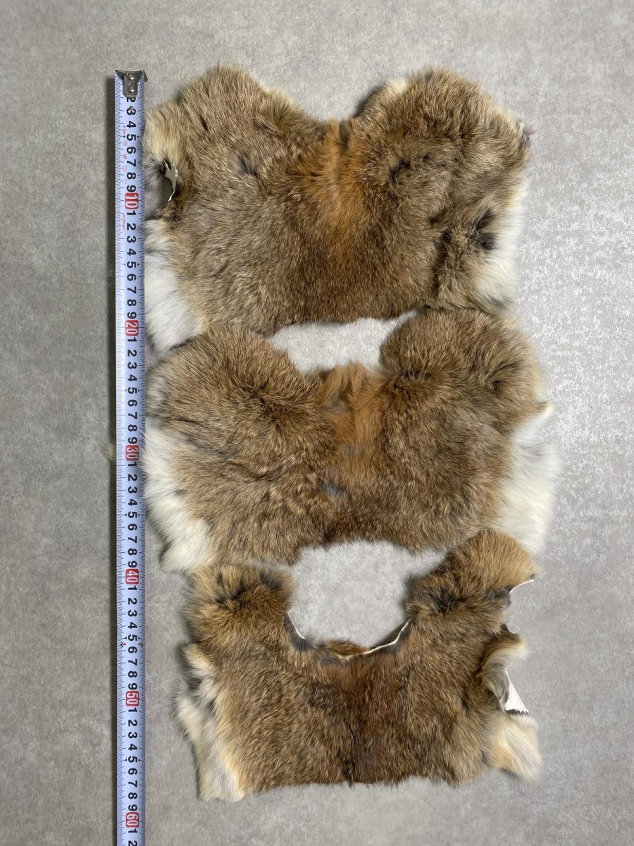 画像4: ラビットファー　ハギレセット　うさぎ毛皮 (4)