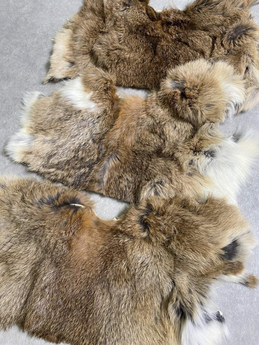 画像2: ラビットファー　ハギレセット　うさぎ毛皮 (2)