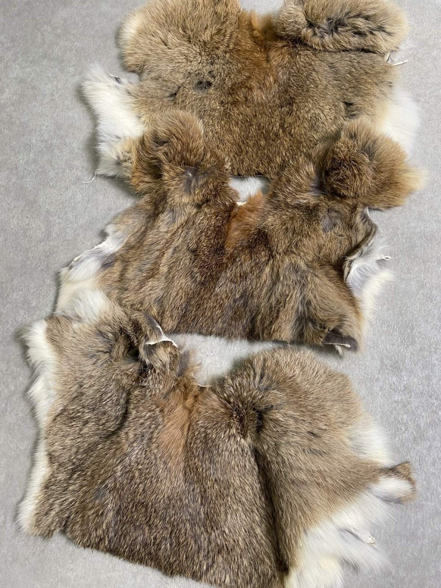画像2: ラビットファー　ハギレセット　うさぎ毛皮 (2)