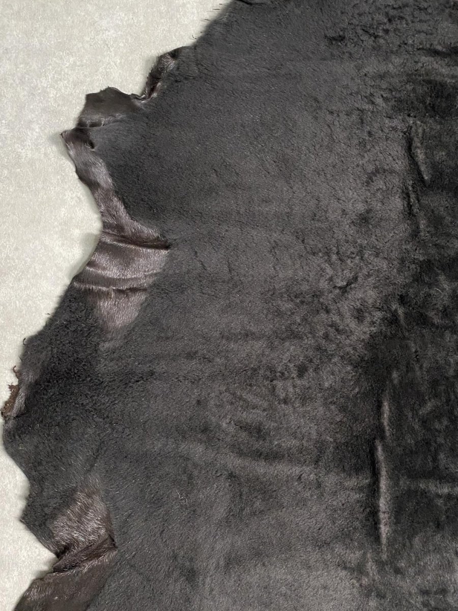 画像5: ムートン毛皮 Wフェイス ブラウン (5)