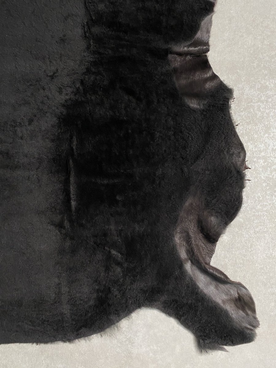 画像9: ムートン毛皮 Wフェイス ブラウン (9)