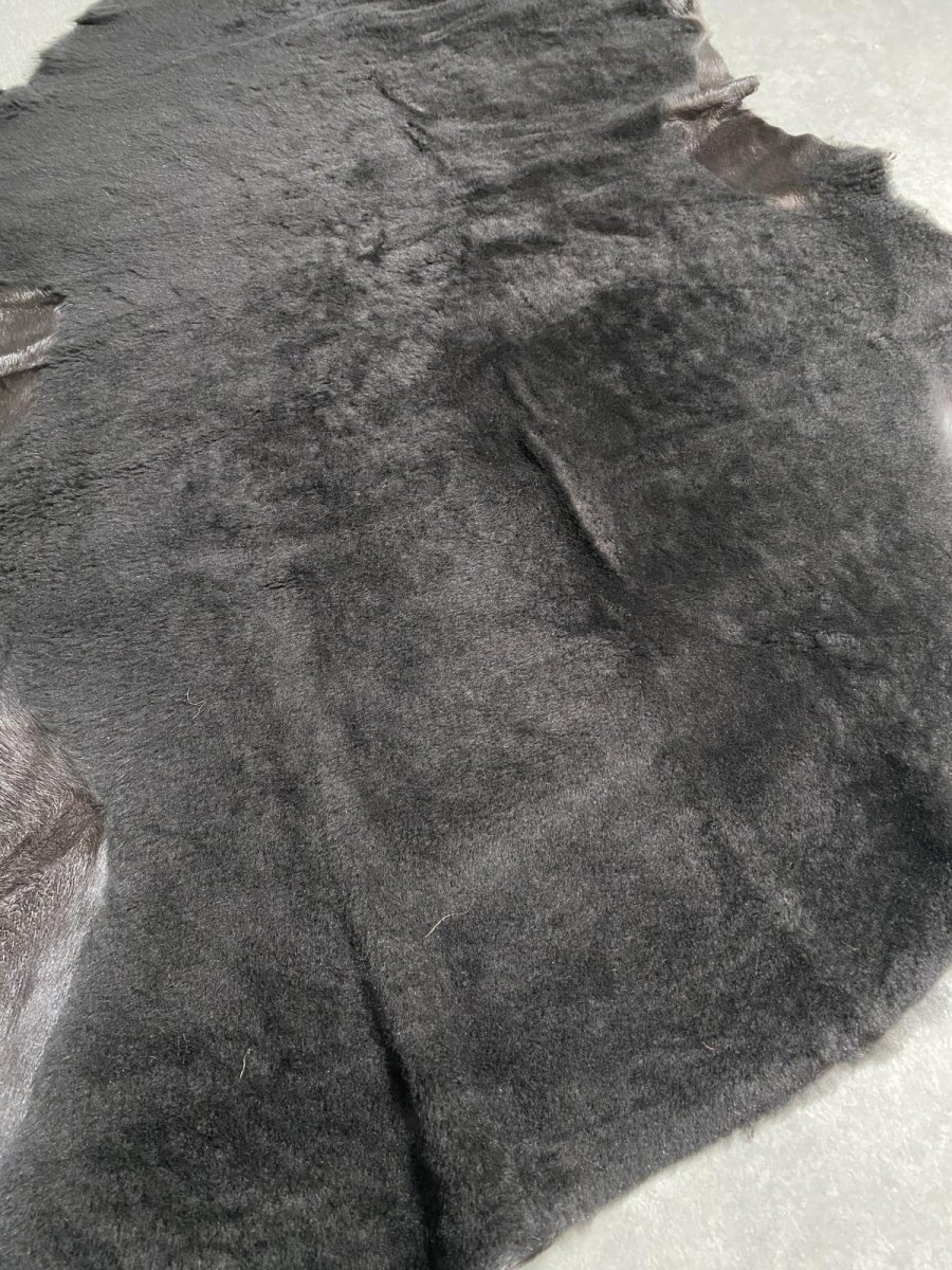 画像4: ムートン毛皮 Wフェイス ブラウン (4)