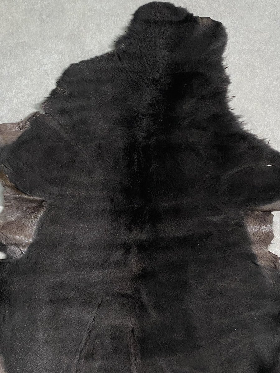 画像3: ムートン毛皮 Wフェイス ブラウン (3)