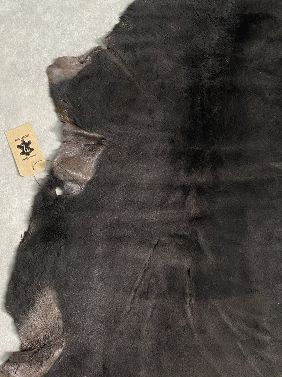 画像6: ムートン毛皮 Wフェイス ブラウン (6)