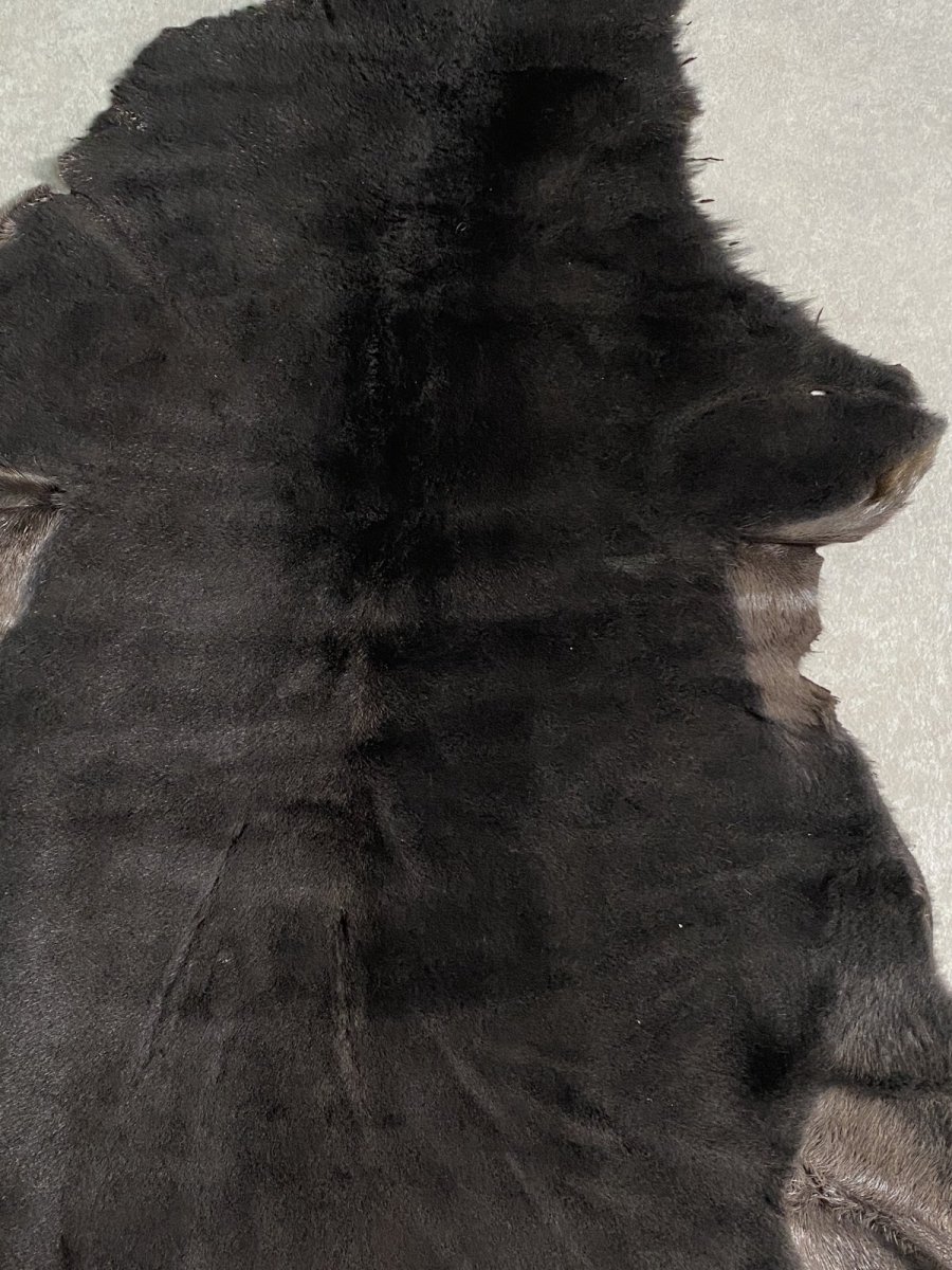 画像7: ムートン毛皮 Wフェイス ブラウン (7)