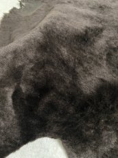 画像5: メリノムートン毛皮　Wフェイス　ブラウン (5)