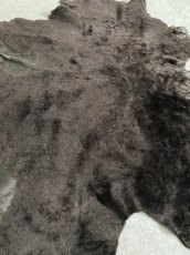 画像4: メリノムートン毛皮　Wフェイス　ブラウン (4)