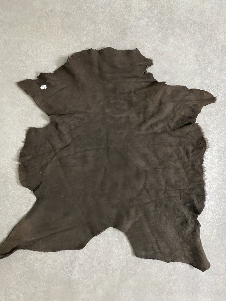画像7: メリノムートン毛皮　Wフェイス　ブラウン (7)