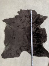 画像8: メリノムートン毛皮　Wフェイス　ブラウン (8)