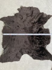 画像9: メリノムートン毛皮　Wフェイス　ブラウン (9)