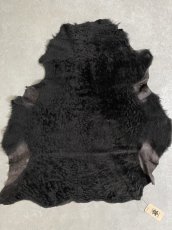 画像1: ムートン毛皮　Wフェイス　ブラウン (1)