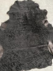 画像2: ムートン毛皮　Wフェイス　ブラウン (2)