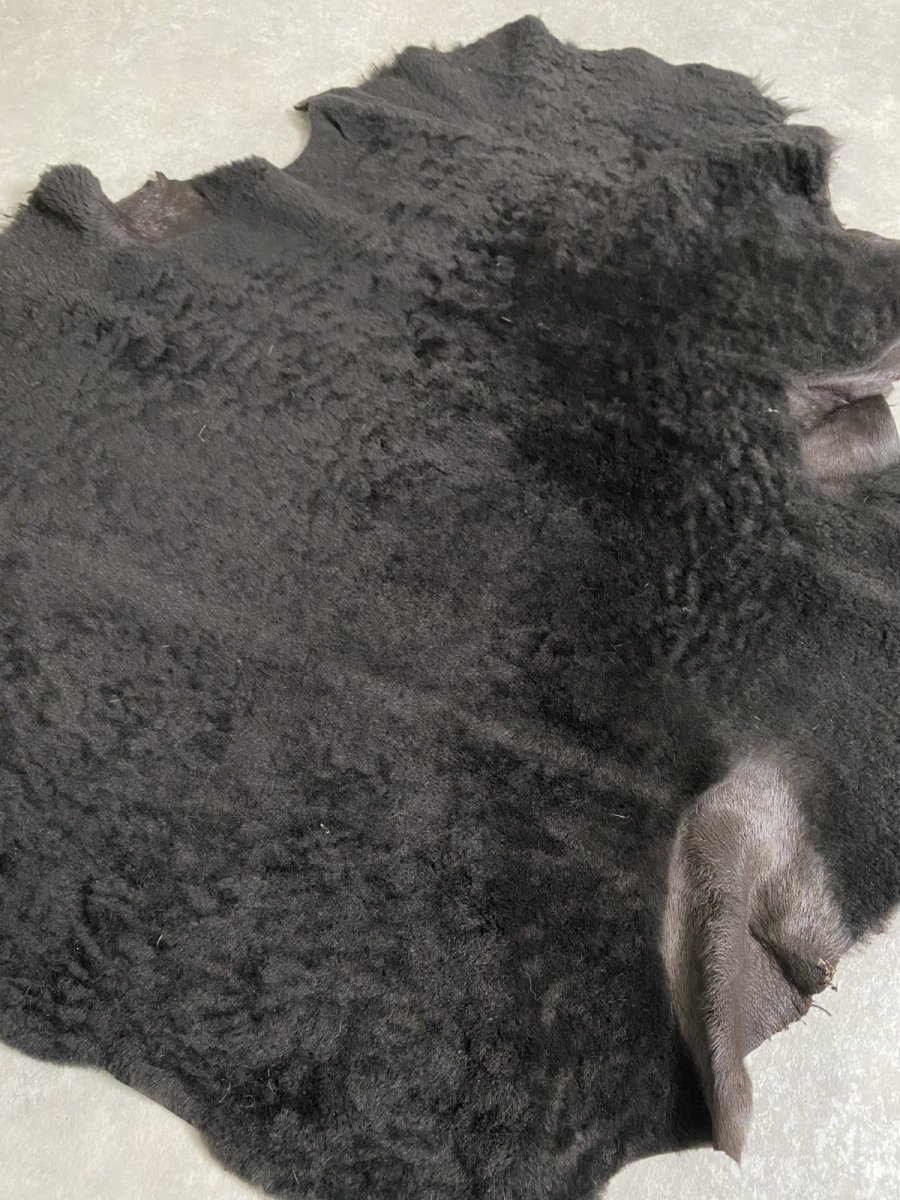 画像6: ムートン毛皮　Wフェイス　ブラウン (6)