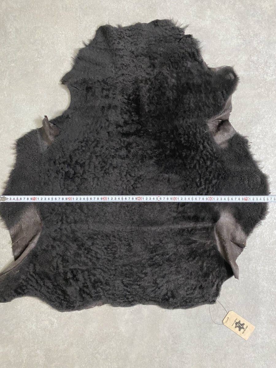 画像9: ムートン毛皮　Wフェイス　ブラウン (9)