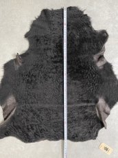 画像10: ムートン毛皮　Wフェイス　ブラウン (10)