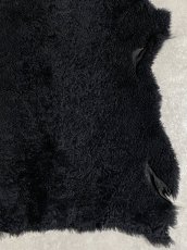 画像5: ムートン毛皮　Wフェイス　巻き毛　ブラック (5)