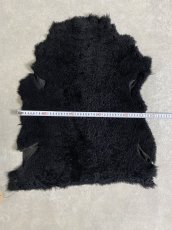 画像8: ムートン毛皮　Wフェイス　巻き毛　ブラック (8)