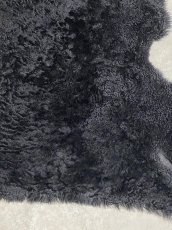 画像5: ムートン毛皮　Wフェイス　巻き毛　ブラック (5)