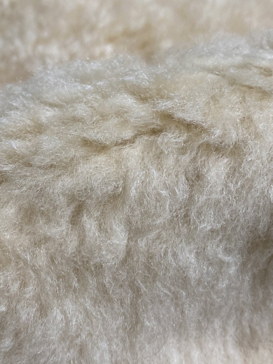 画像7: ムートン毛皮　クリーム (7)