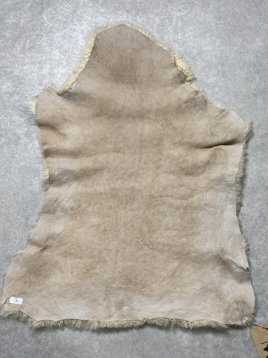画像11: ムートン毛皮　クリーム (11)