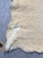 画像4: ムートン毛皮　クリーム (4)