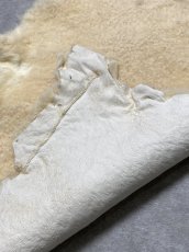 画像8: ムートン毛皮　クリーム (8)