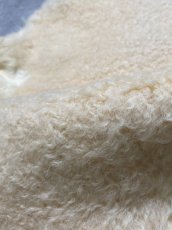 画像7: ムートン毛皮　クリーム (7)