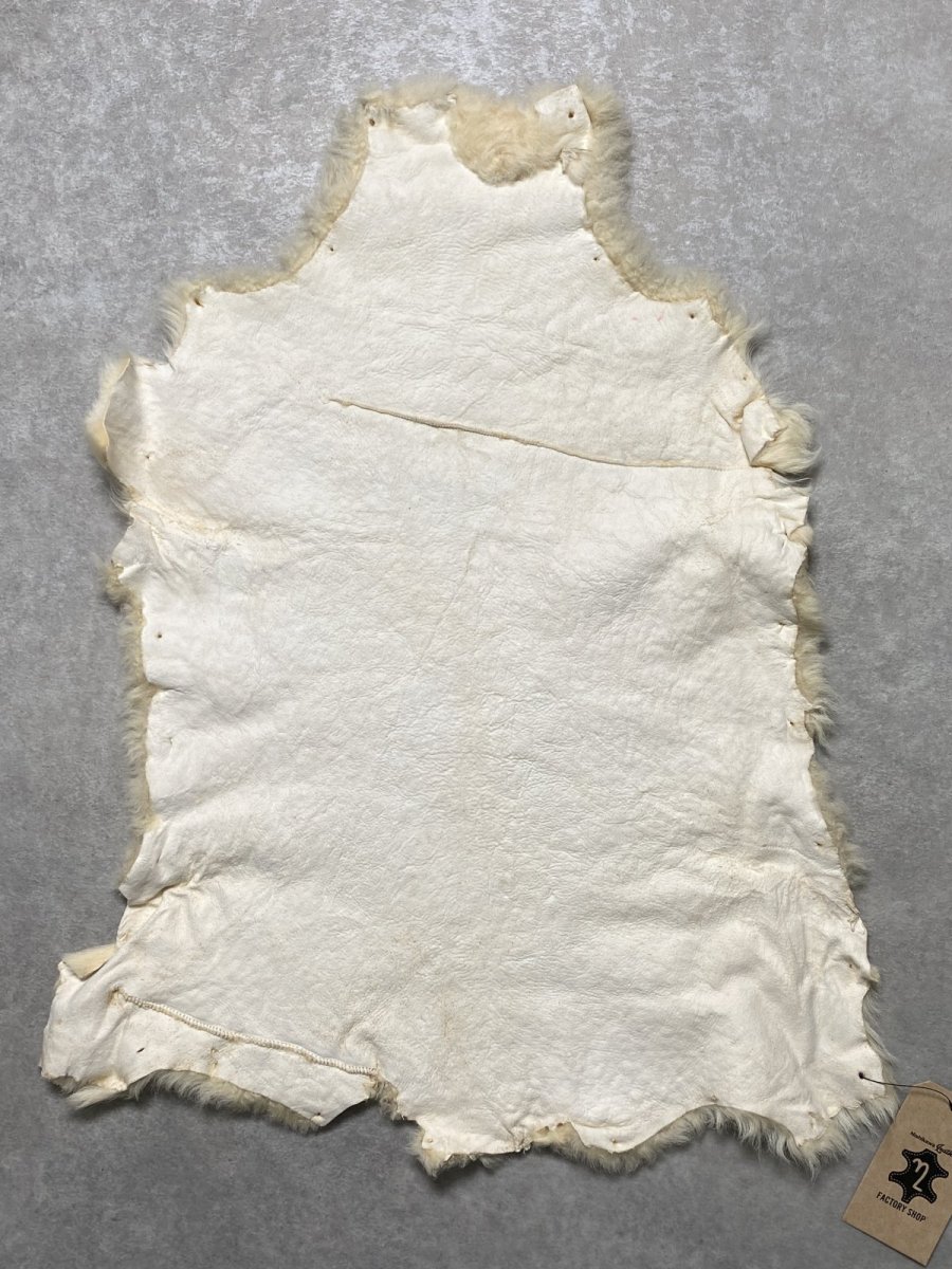 画像11: ムートン毛皮　クリーム (11)
