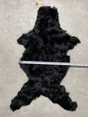 画像10: アルパカ毛皮　ブラック (10)