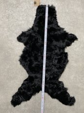 画像11: アルパカ毛皮　ブラック (11)