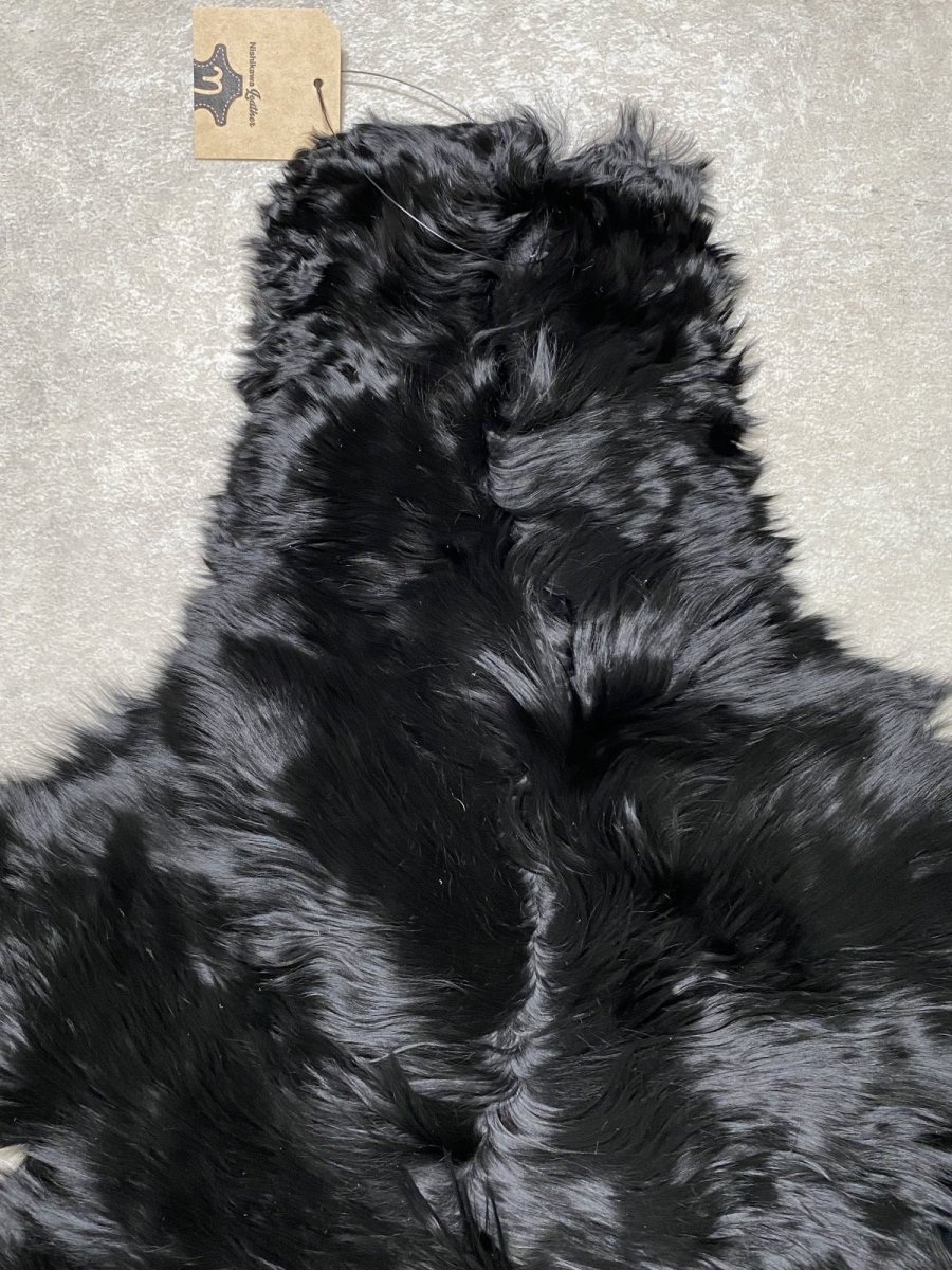 画像3: アルパカ毛皮　ブラック (3)