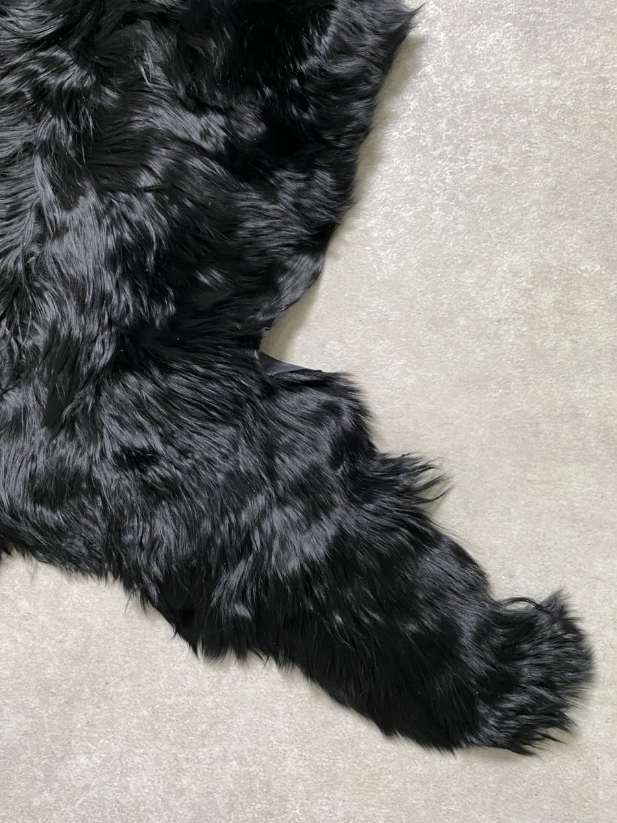 画像6: アルパカ毛皮　ブラック (6)