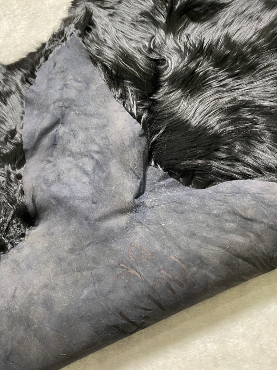 画像9: アルパカ毛皮　ブラック (9)