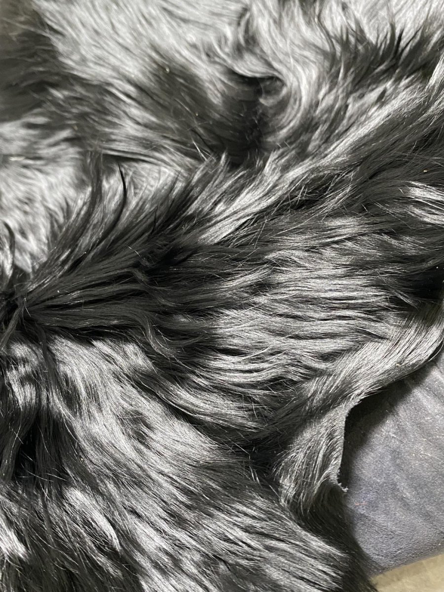 画像8: アルパカ毛皮　ブラック (8)