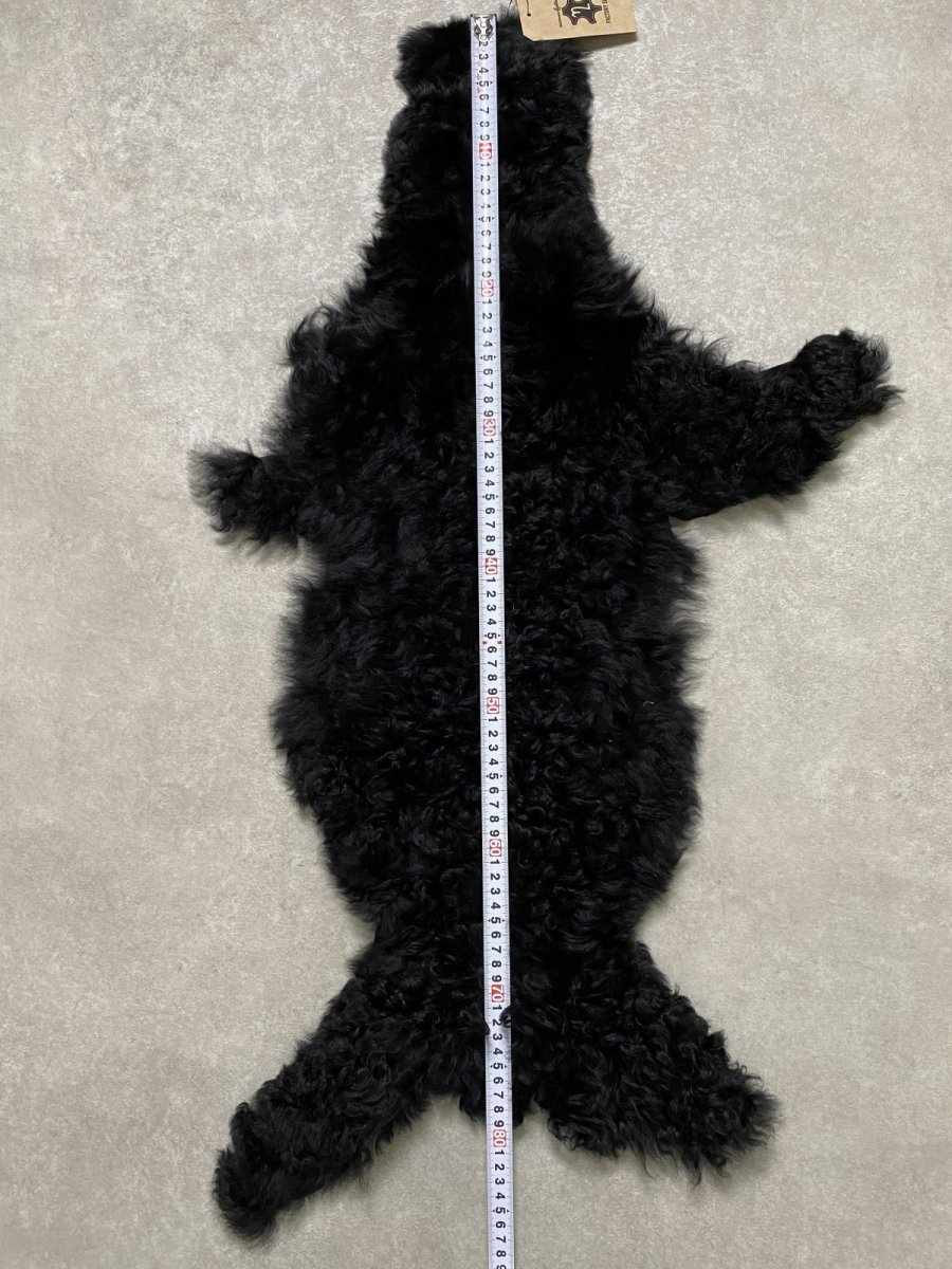 画像11: アルパカ毛皮　ブラック (11)