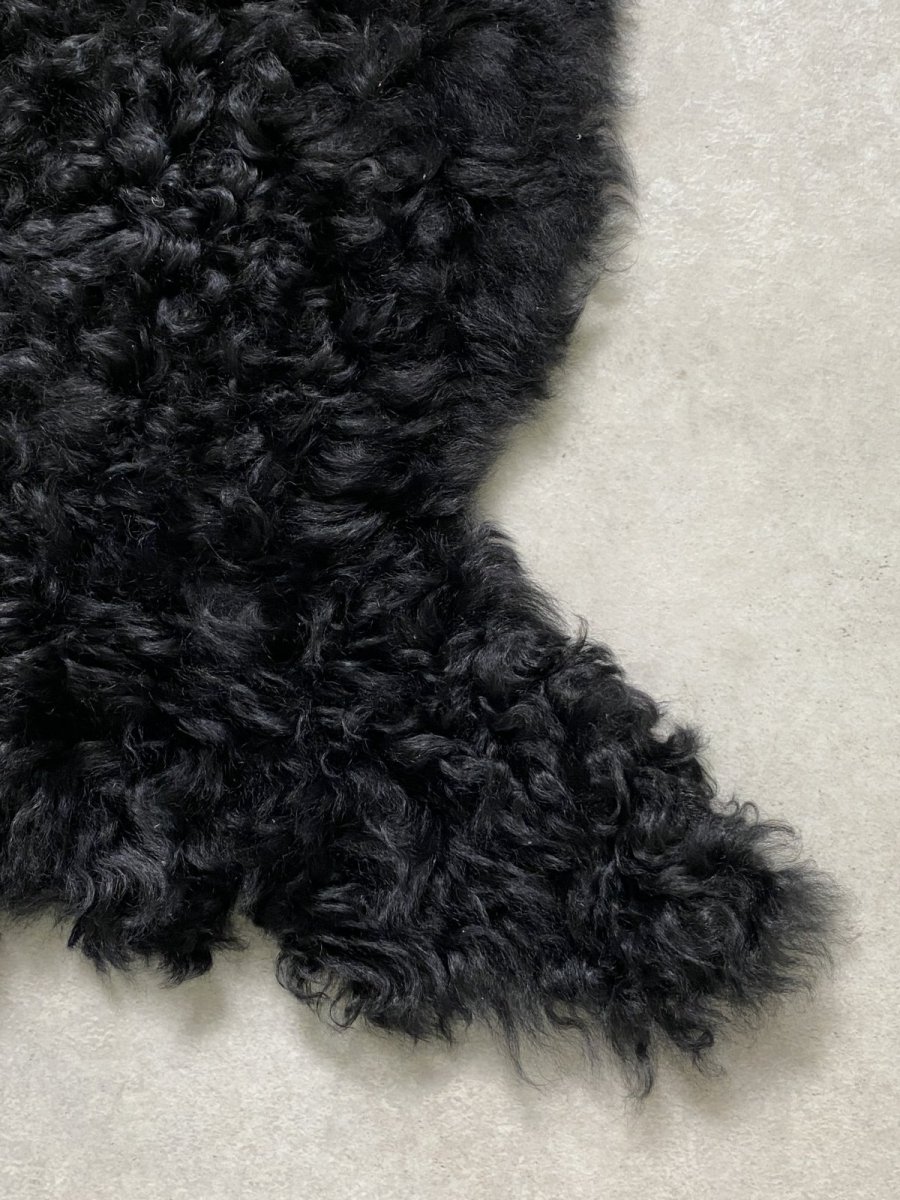 画像6: アルパカ毛皮　ブラック (6)