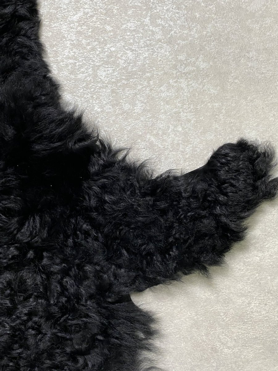 画像3: アルパカ毛皮　ブラック (3)