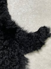 画像3: アルパカ毛皮　ブラック (3)