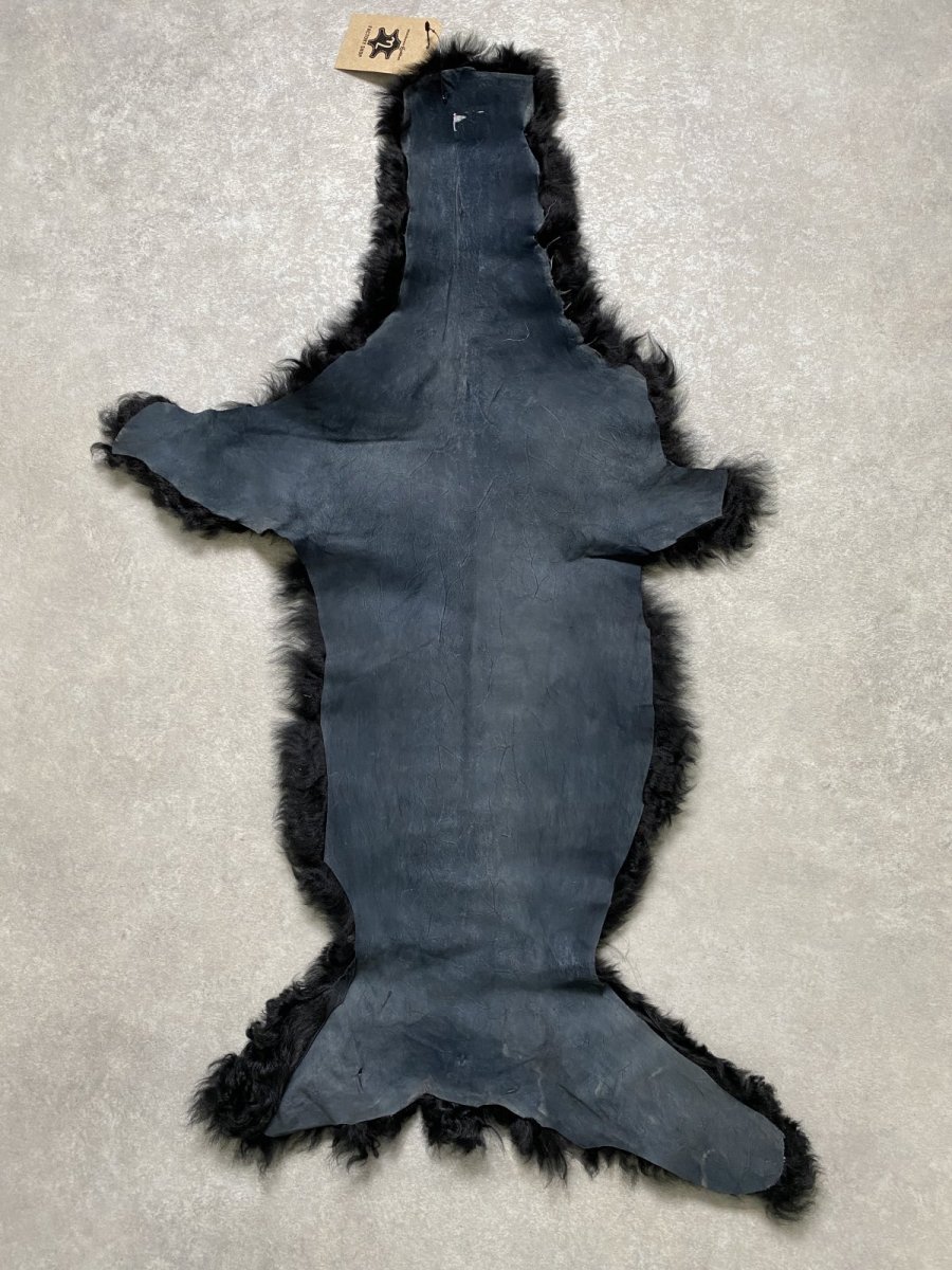 画像12: アルパカ毛皮　ブラック (12)