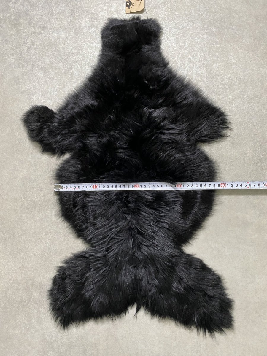 画像10: アルパカ毛皮　ブラック (10)