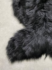 画像5: アルパカ毛皮　ブラック (5)