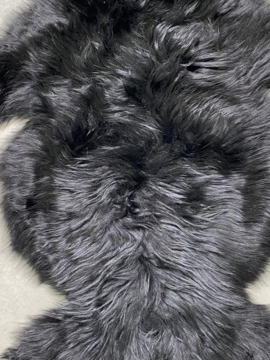 画像4: アルパカ毛皮　ブラック (4)