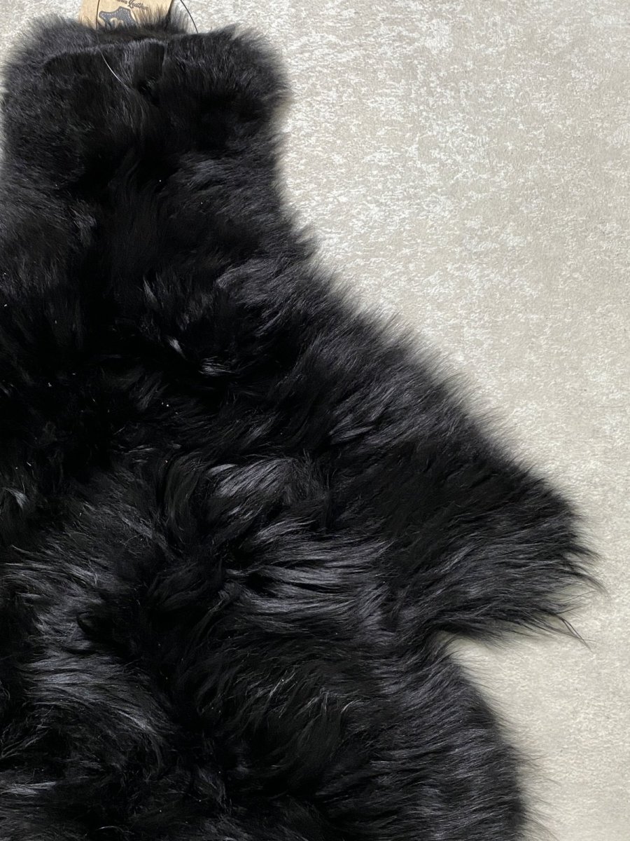 画像3: アルパカ毛皮　ブラック (3)