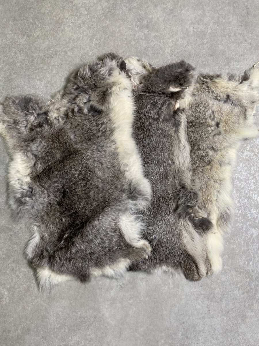 画像2: ラビットファー　チンチラ　うさぎ毛皮　Sサイズ (2)