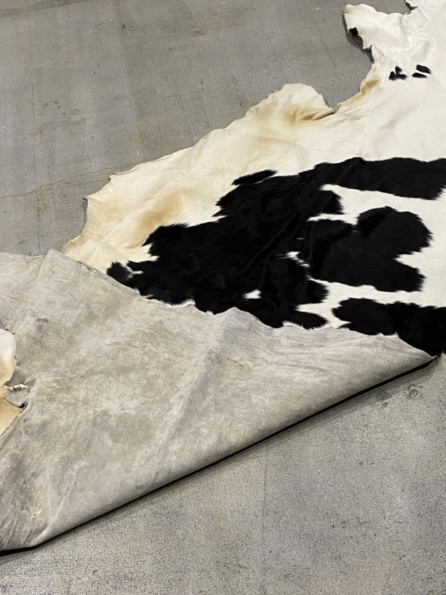 画像7: 牛  ヘアカウ　ナチュラル　ホルスタイン　毛皮　 (7)