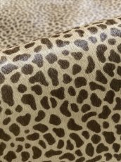 画像7: 牛 ヘアーカーフ　ブラウン　チーター柄　牛革毛付き　毛皮　牛カーフ毛付き (7)