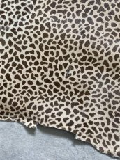 画像9: 牛 ヘアーカーフ　ブラウン　チーター柄　牛革毛付き　毛皮　牛カーフ毛付き (9)