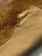 画像8: カンガルー毛皮　カンガルーヘアー　キャメル (8)